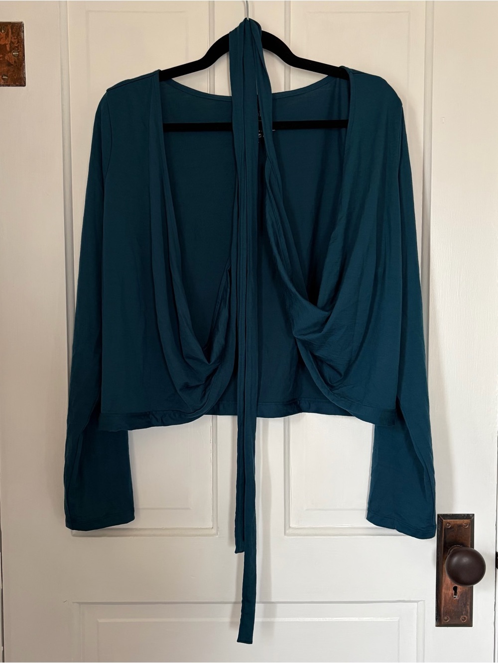 Wool& Natalia Wrap Top